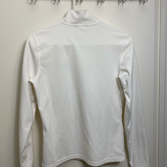 The North Face Women Quarter Zip Beige Fleece Small - Picture 2 of 4